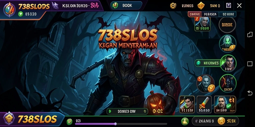 Gameplay menyeramkan dengan grafis menakutkan dari 738SLOTS.
