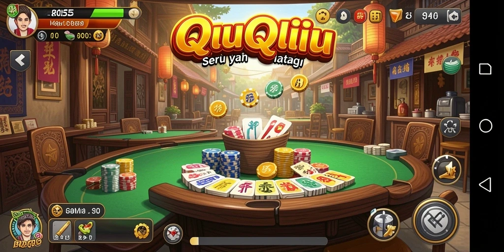 Gameplay seru dalam QiuQiu di 8055
