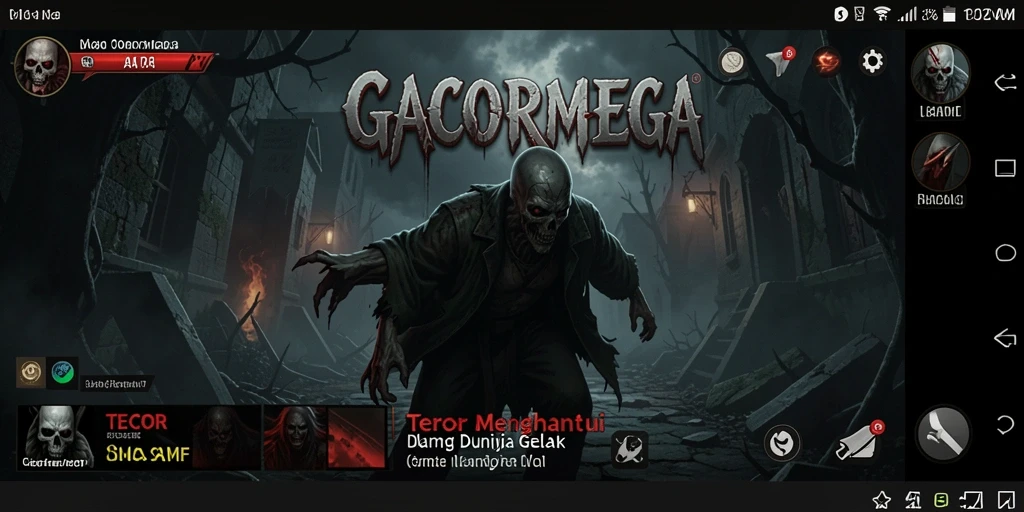 Gameplay GACORMEGA yang menegangkan dan penuh ketakutan.