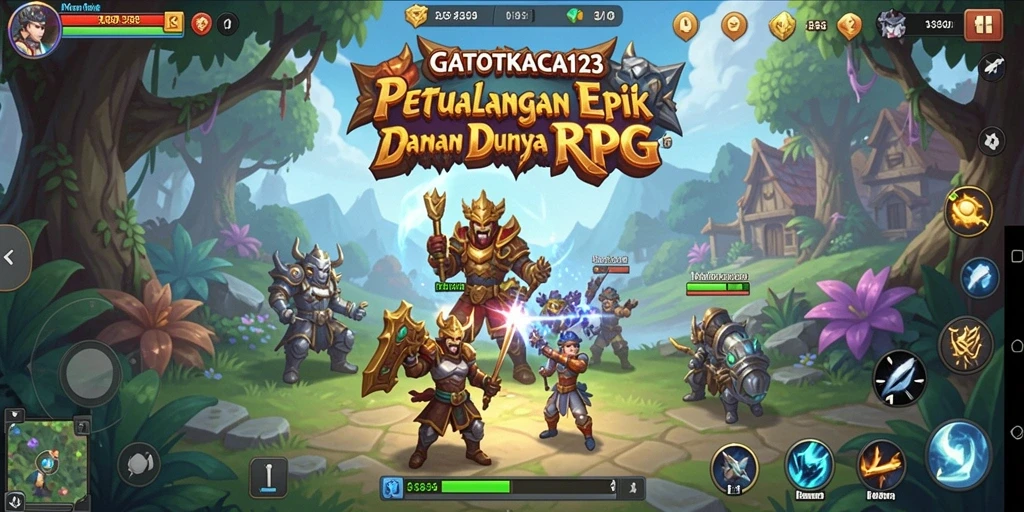 Tampilan gameplay GATOTKACA123 yang seru dan mendebarkan.