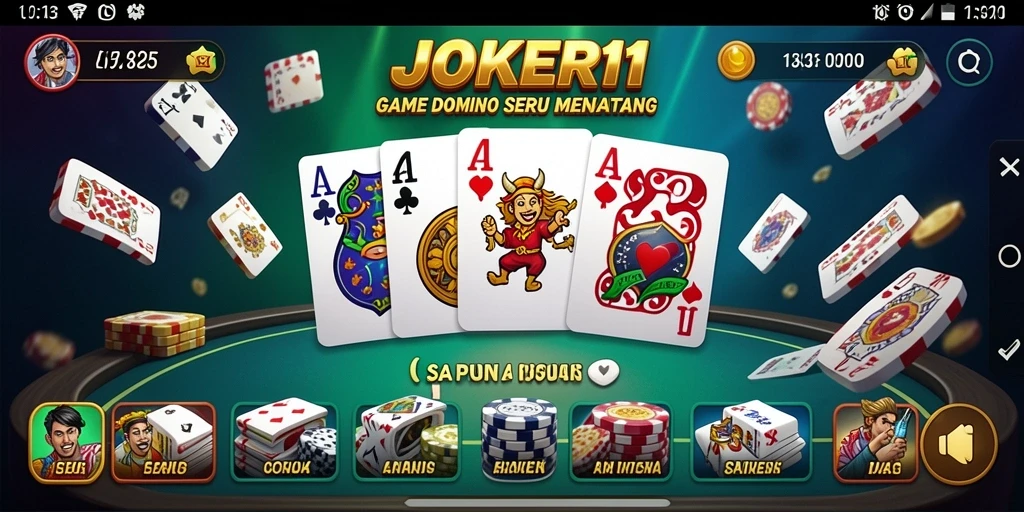 Tampilan gameplay JOKER11 yang menarik dan interaktif.