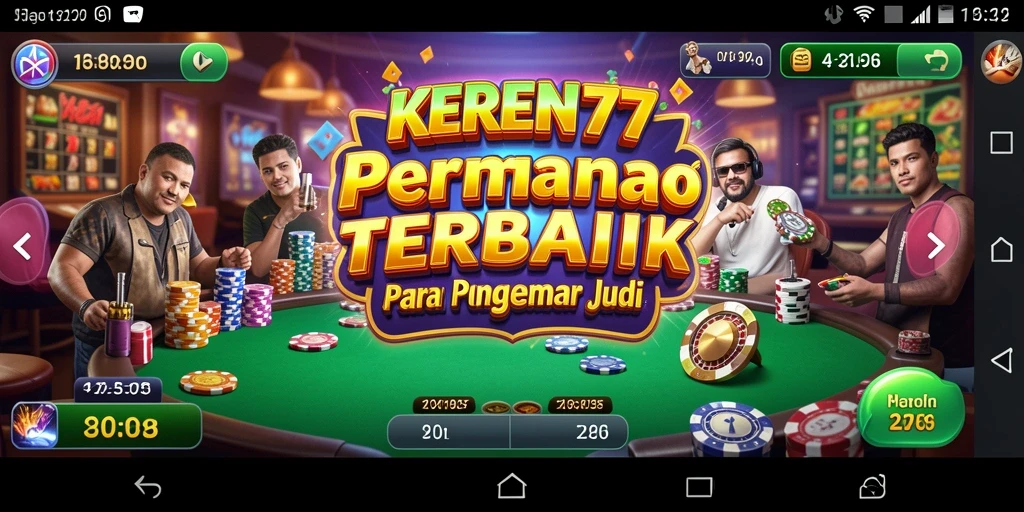 Tampilan gameplay KEREN77 yang seru dan mendebarkan.