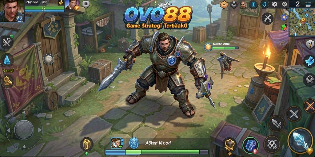 Tampilan gameplay OVO88 yang menegangkan dan strategis.