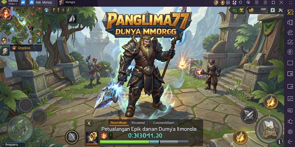 Gameplay seru dan interaktif dalam dunia MMORPG PANGLIMA77.