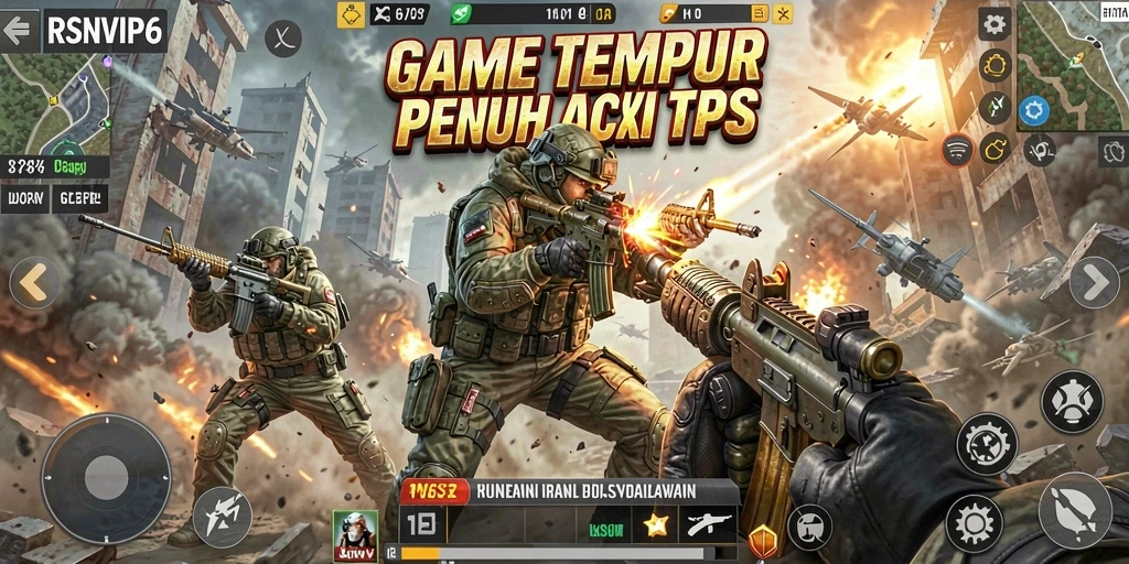 Tampilan gameplay RSNVIP6 yang mendebarkan dan dinamis.