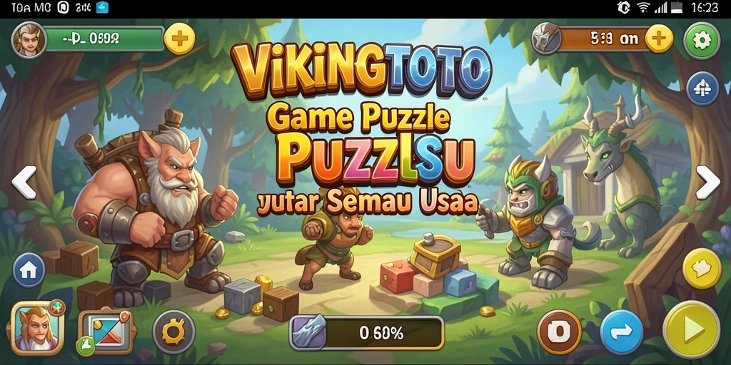 Tampilan gameplay VIKINGTOTO yang menantang dan penuh warna.