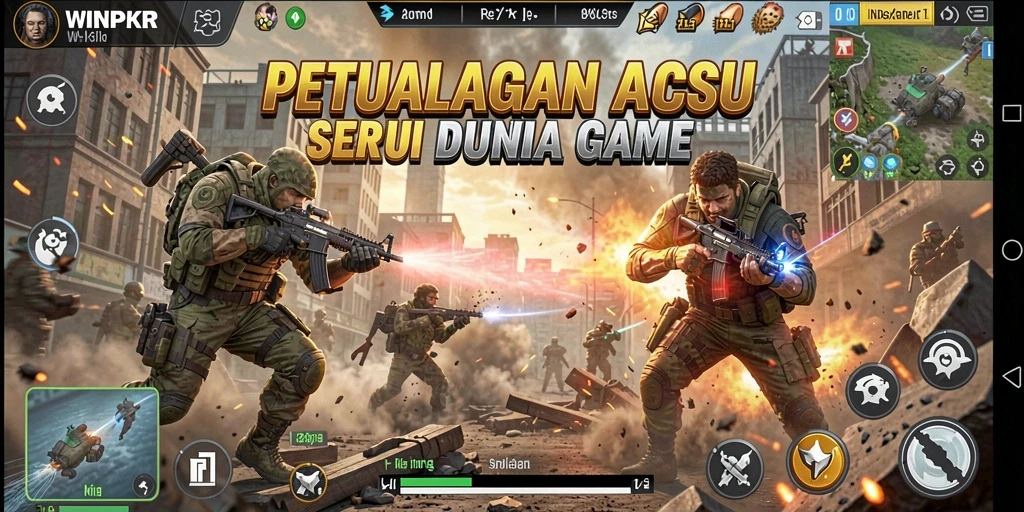 Tangkapan layar <strong>WINPKR</strong> menampilkan aksi mendebarkan dalam permainan.